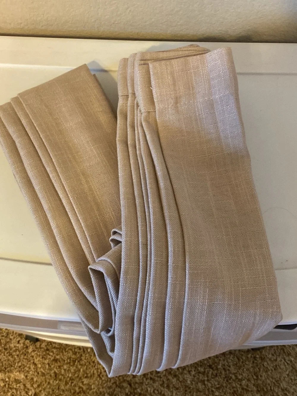 Twodrapes linen Textured Curtain Panel - Elegant Window Drapery